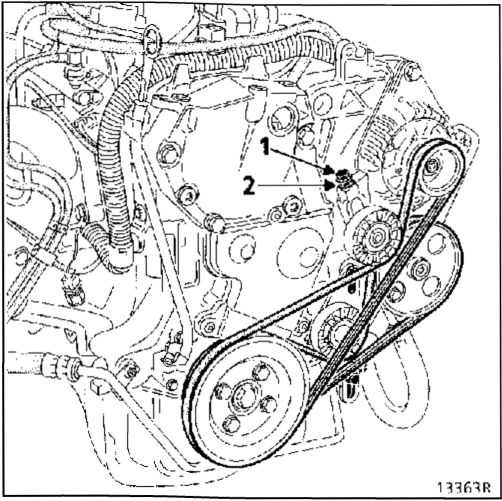 Рено кенго схема двигателя дизель