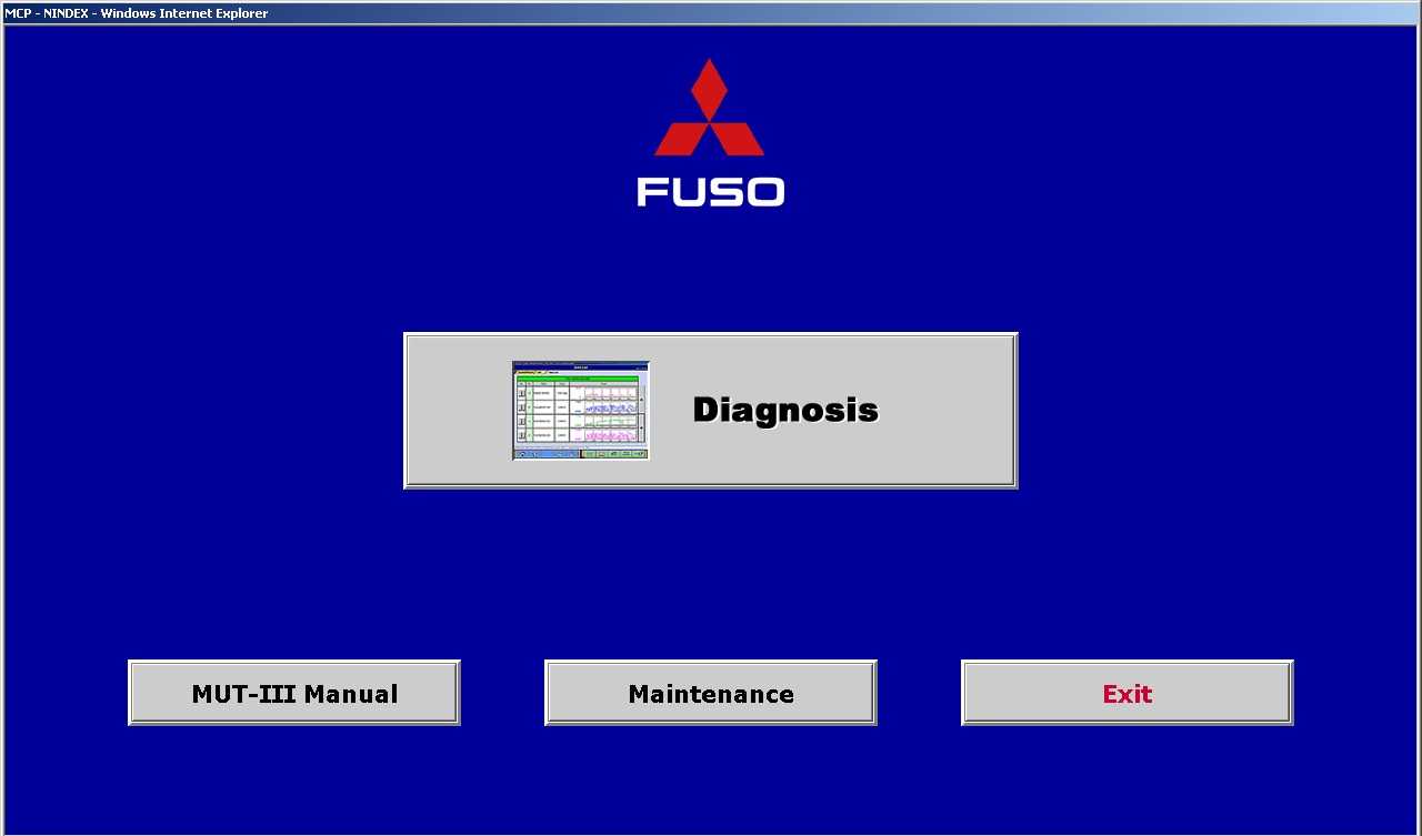 Программа для диагностики митсубиси