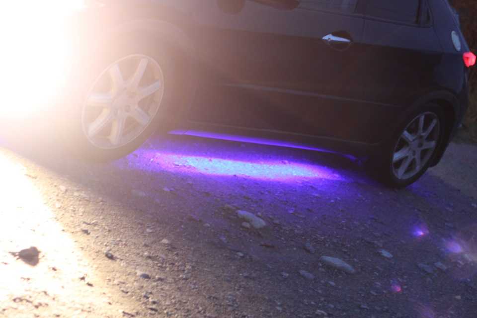 Подсветка колес автомобиля