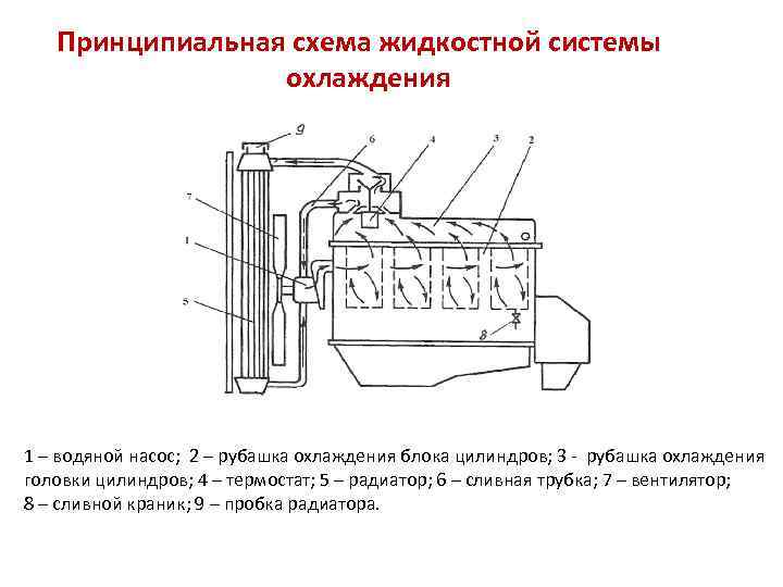 Система охлаждения двигателя: схема и принцип работы