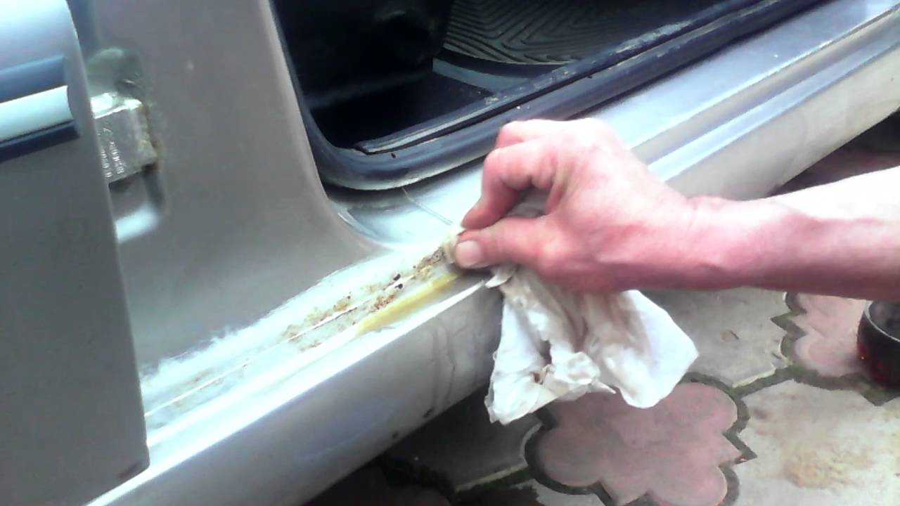 Как и чем убрать ржавчину с кузова автомобиля своими руками (инструкция + видео)