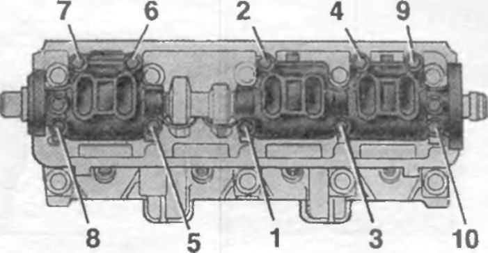 Порядок затяжки гбц ваз-2112 8 и 16 клапанов: схема