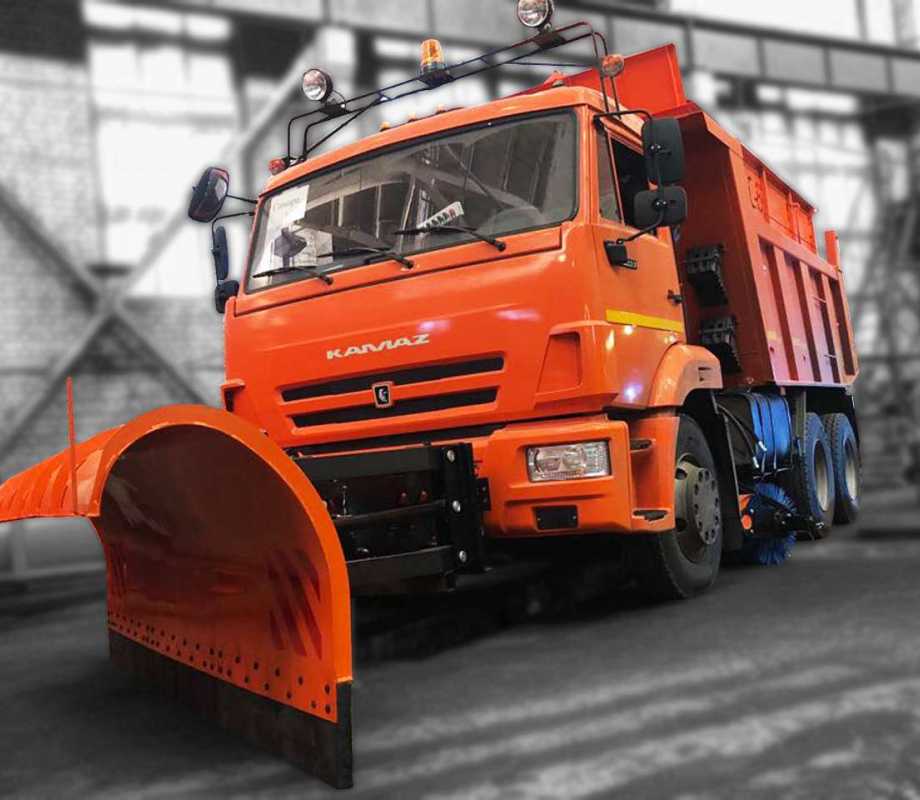 Дорожные строительные машины лучшие образцы спецтехники КДМ 788102 на базе самосвала КАМАЗ 65115-А4