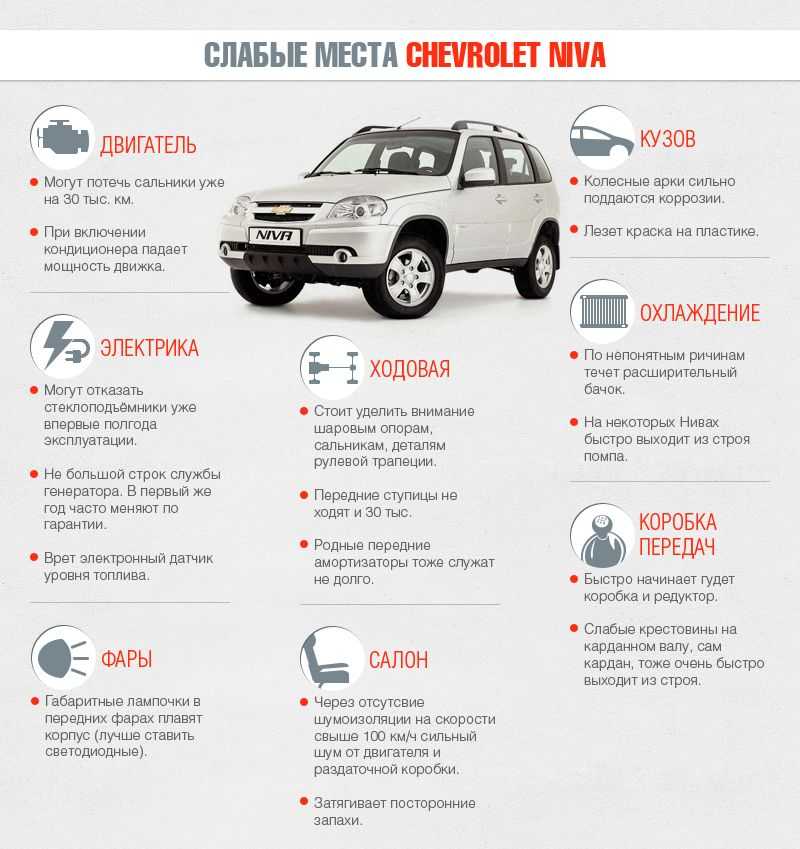 Проблемы с двигателем Chevrolet Niva трансмиссией и ходовой частью кузов и внешние элементы салон отзывы владельцев