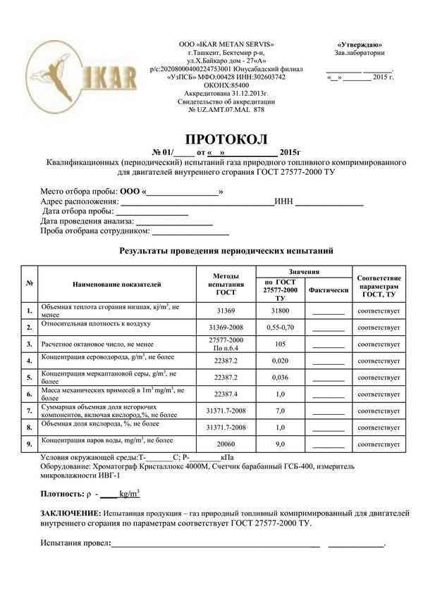 Образец протокола испытаний по гост р 58973 2020