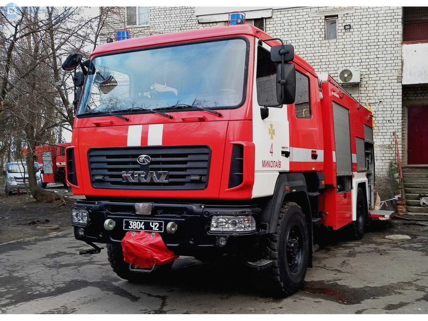Автокраз для еристовского гока создал новый пожарный автомобиль краз н23.2 (ац-13-70)