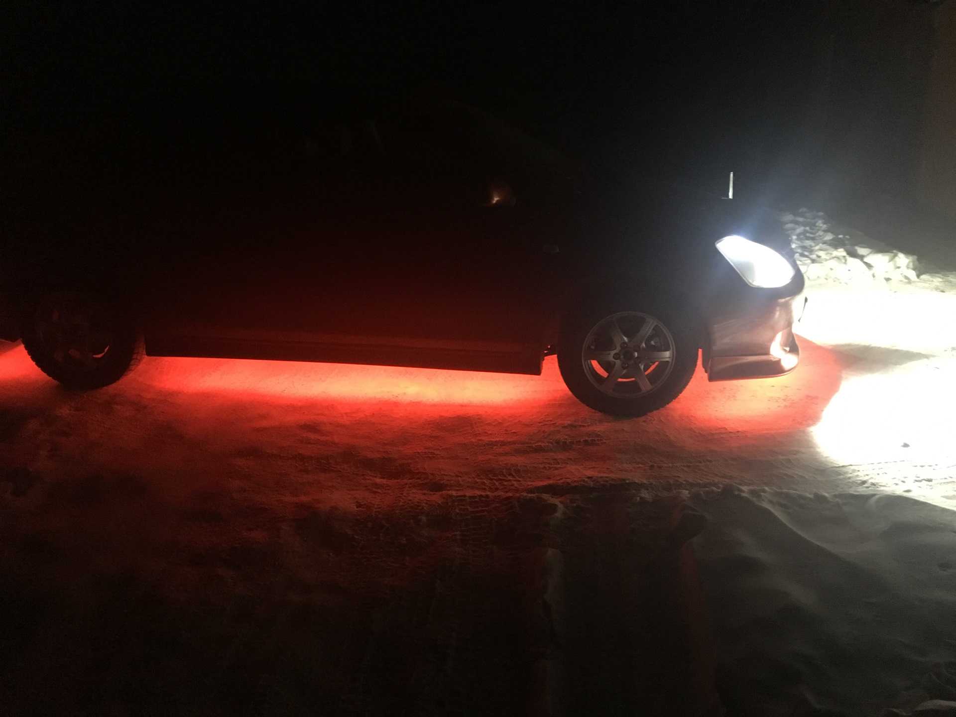 Штраф за подсветку днища автомобиля в 2018 году
