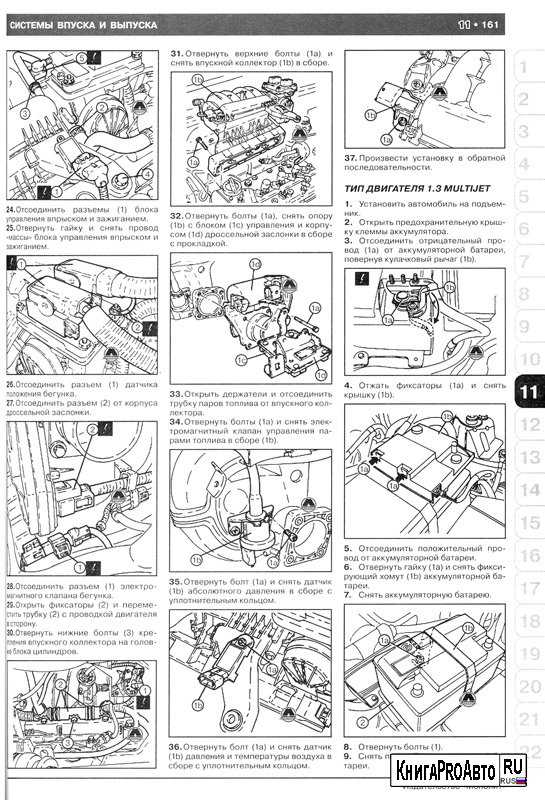 Схема двигателя фиат брава