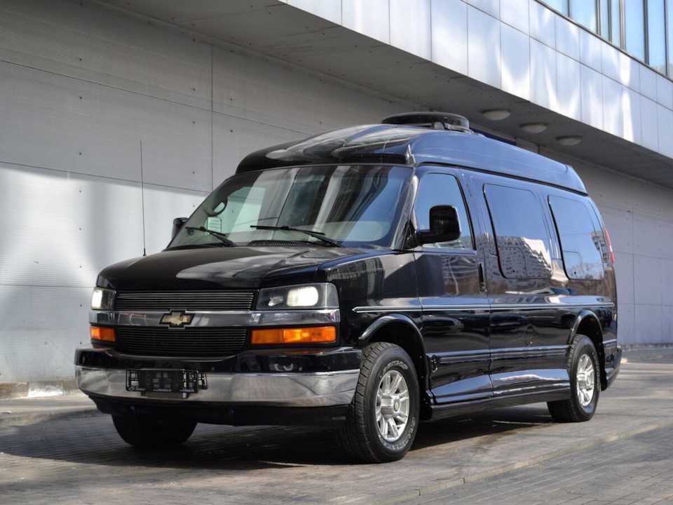 Chevrolet express рестайлинг 2002, автобус, 1 поколение (09.2002 - н.в.) - технические характеристики и комплектации